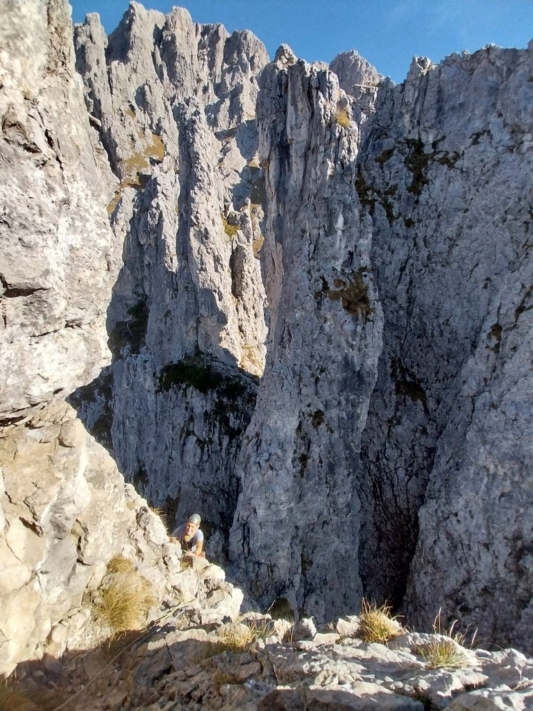 Photo of Concatenamento vie normali (Torre Via Normale, Fungo Via Normale, Lancia Via Accademici)